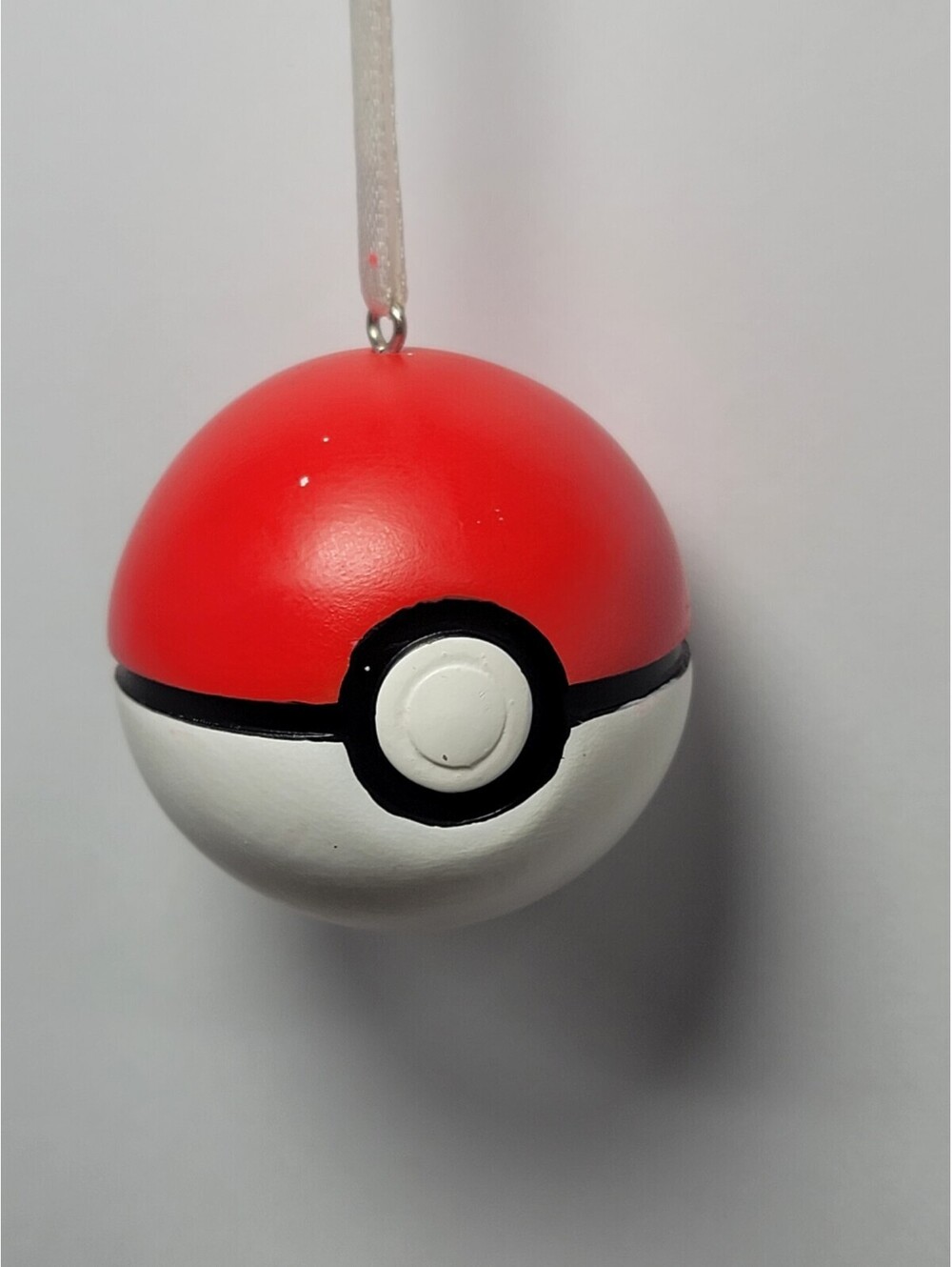 Christmas Ornament Pokemon Pokeball Red White Tree Hanging Holiday 2020 Decor